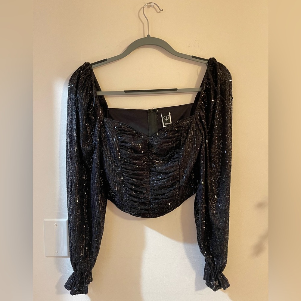 Sparkley long sleeve top